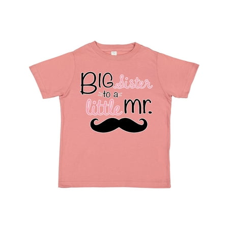 

Inktastic Big Sister to a Little Mr. Gift Toddler Toddler Girl T-Shirt
