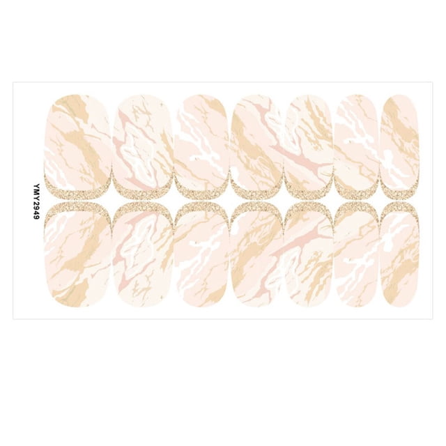 Fiudx Pegatinas de Uñas con Textura Pegatinas de Uñas Bronceadoras Pegatinas de Uñas Completas