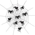 thumbnail image 4 of 200PCS Halloween Spider Small Simulated Plastic Spider Scary Spider Trick Prop, 4 of 9