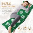 thumbnail image 4 of Naloa Snowflake Super Soft 20x60 Body Pillow Case,Long Side Hidden Zipper（PILLOWS ARE NOT INCLUDED）, 4 of 6