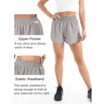 thumbnail image 2 of Women's Quick-Dry Running Shorts Workout Sport Layer Active Shorts with Pockets 1.75", 2 of 4