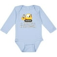 thumbnail image 3 of Inktastic Papa Little Digger Construction Truck Boys Long Sleeve Baby Bodysuit, 3 of 5