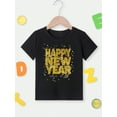thumbnail image 5 of MAWOTEA Happy New Year & Christmas Family T-Shirt for Kids,100% Cotton Made Comfy Fabric,New Year's T-shirt, 5 of 5