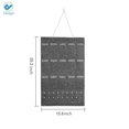 thumbnail image 4 of Deago Sunglasses Organizer Storage, Hanging Wall Pocket Glasses Organizer - Felt Slots Sunglass Organizer Holder Eyeglass Display with Rope, 4 of 9