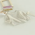thumbnail image 4 of Bébé Garçon Garçon Tricot Pull Manches Longues Col Rond Pull Tops Enfants Automne Hiver Vêtements Chauds, 4 of 8