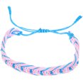 thumbnail image 3 of Bracelet Tissé Coloré Unisexe Bracelet Fierté LGBT Bracelet Coloré Réglable, 3 of 9