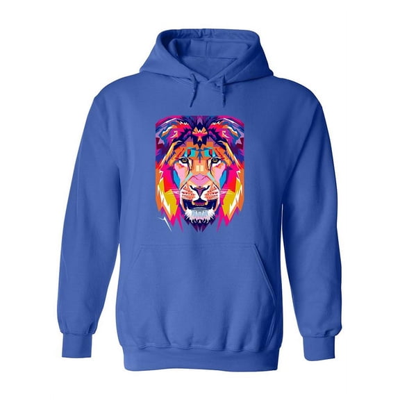 Geometrical Lion Hoodie Women -Image by Shutterstock, Female Large