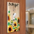 thumbnail image 3 of WIRESTER 1-Gang Toggle Wall Plate/Switch Plate Cover, Sunflower - Be The Light, 3 of 6