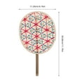 thumbnail image 2 of FELTECHELECTR 1Set Decorative Fans Multi Color Chinese Style 11.8X6.8X0.2in For Summer Events, 2 of 6