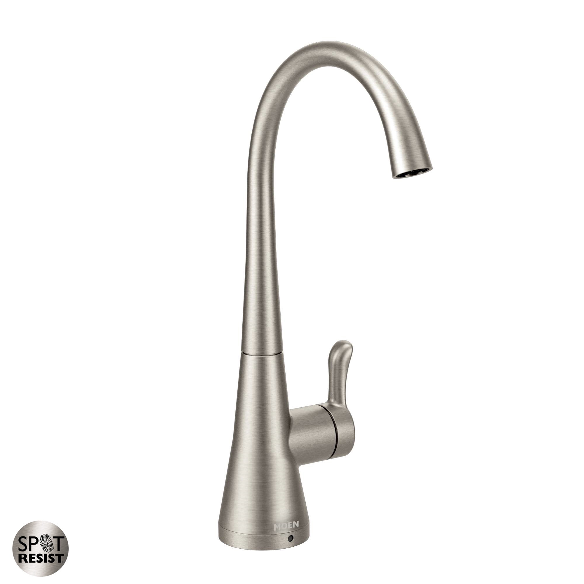 Moen Sip Transitional Spot Resist Stainless OneHandle Beverage Faucet