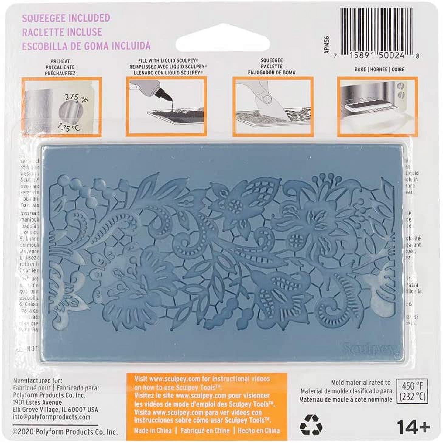 Polyform Sculpey Bakeable Silicone Mold Lace - image 3 of 3