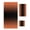 Black Orangered, variant on Purple Black Ombre Towel Set of 3, Soft Microfiber Bath Towels, Hand Towel, Washcloths, Modern Gradient Abstract Art Quick-Dry Absorbent Towels for Bathroom Kitchen Hotel Beach Gym Spa