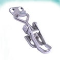 thumbnail image 1 of MERRYHAPY Lot de 1 Verrou en Acier Inoxydable pour Camions et Remorques, Vis de Fixation Réglable Argent 9.4*2.7cm, 1 of 8