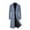 Gray, variant on cocolona Mens Long Trench Coat Winter Lapel Long Sleeve Warm Overcoat Fashion Casual Slim Jacket Outwear