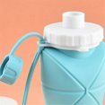 thumbnail image 4 of 600ML Silicone Foldable Water Bottle Portable Soft Water Bottle,B, 4 of 5