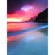 thumbnail image 1 of Pintura de diamante (DE2222) Kit de bricolaje Playa Puesta de sol Redondo completo Imagen de arte de diamantes de imitación 45x60cm Rojo Hugtrwg Para estrenar, 1 of 1