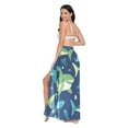 thumbnail image 3 of FORMRS Womens Beach Sarong Semi-Sheer Bikini Wrap Skirt Swimsuit Cover-ups, Sharks Pattern, 3 of 7