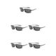 thumbnail image 2 of Minnieouse Gafas de sol deportivas para PC con protección solar de amplia aplicación antiradiación Gafas de sol sin marco de moda Piezas grises Type2 NO2, 2 of 6