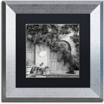 Trademark Fine Art "Tuscany VI" Canvas Art by Alan Blaustein, Black Matte, Silver Frame