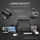 thumbnail image 3 of Touchscreen Bike Front Frame Bag Waterproof Cell Phone Bag EVA Handlebar Bag Front Storage Bag for 7 inch Large Screen, 3 of 4