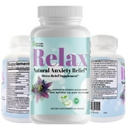 Anti Anxiety Supplements with Ashwagandha | 60 Capsules Cool Mood Anxiety Supplements for Women and Men | Potent Stress and Anxiety Supplement to Boost Mood from Orion Labs Nutrition