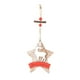 thumbnail image 1 of Yuarrent Colgador de puerta Colgante de pared Adorno de Navidad Accesorios de festival Decorativo Sala de estar Atractivo Aniversario Calcomanía de Kits de decoración para fiestas Patrón de ciervo Yuarrent HA069606-01, 1 of 6