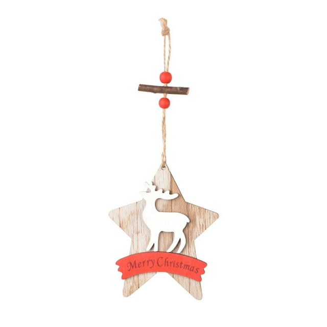 Toystoory Colgador de puerta Colgante de pared Adorno de Navidad Accesorios de festival Decorativo Sala de estar Atractivo Aniversario Calcomanía de Kits de decoración para fiestas Patrón de ciervo Toystoory HA069606-01