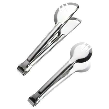 

2Pcs Food Clip Kitchen Stainless Steel Clip Multifunctional Food Clamp (Silver)