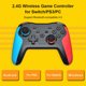 thumbnail image 4 of Para Switch PS3 PC Controlador inalámbrico compatible con Bluetooth (negro, rojo, azul) Likrtyny Accesorios electrónicos, 4 of 6