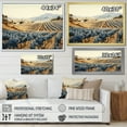 thumbnail image 4 of Designart "Dreamlike Vineyard In Minimalism" Vineyard Floater Framed Wall Art Living Room, 4 of 5