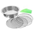thumbnail image 4 of unbranded 1Jgo Tamiz De Inoxidable Para Compostaje Y Jardinería Con Mallas Intercambiables, 4 of 5