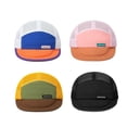 thumbnail image 2 of Mesh Breathable Flat-brimmed Baseball Caps Unisex Fashion Thin 5-panel Sunscreen Hat Snapback Caps Cycling, 2 of 7