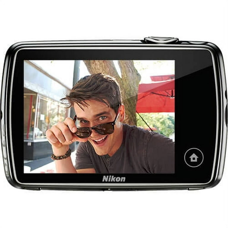 Nikon COOLPIX S01 Digital Camera, Silver - Walmart.com