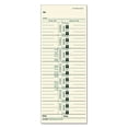thumbnail image 1 of Tops 1259 Weekly Time Card, 3-1/2-Inch x9-Inch, 500/BX Days Printed on Card, 1 of 4