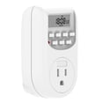 thumbnail image 2 of Timer Socket Pantalla digital Cuenta regresiva Toma de corriente 125V 16A Interruptor Temporizador Toma de corriente Enchufe de EE. UU. seitruly HA004636-00B, 2 of 6