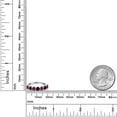 thumbnail image 3 of Gem Stone King 1.39 Ct Round Red Created Ruby Black Onyx 925 Sterling Silver Ring, 3 of 4