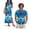 Hawaiian Coconut Tree, variant on Jeiento Hawaiian His and Hers Matching Outfits Coconut Tree Women's Summer Dress Mens Hawaiian Shirts Button Up Shirt Round Neck Casual Loose Split Long Maxi Dress with Pockets