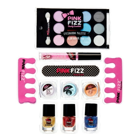 Pink Fizz Little Bow Chic 11 Piece Makeup Set -Color may (Best Makeup Box Set)
