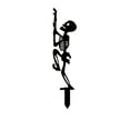 thumbnail image 2 of Halloween Metal Stakes Outdoor Decor Black Skeleton Silhouette Yard Decorations 14.57'' Spooky Skull Lawn Stakes for Halloween Garden Patio Pathway Autumn Decorative Stakes, 2 of 7