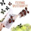 kids toys Wrap Magic Flying Butterfly Clockwork Rubber Band Powered Butterfly