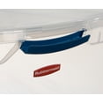 thumbnail image 3 of Contenedor Rubbermaid Clever Store, 30 litros, transparente, 3 of 3