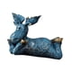thumbnail image 4 of Estatua de resina Escultura de renovinas para decoración del hogar Centres de artesanía Colina de gabinete Oficina Comedor Comedor Figura de es Azul acostado, 4 of 9