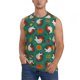 thumbnail image 1 of Balery Cartoon Turkey Camisetas sin mangas para hombre, absorbe la humedad y protege contra el mal olor.-XX-Large, 1 of 7