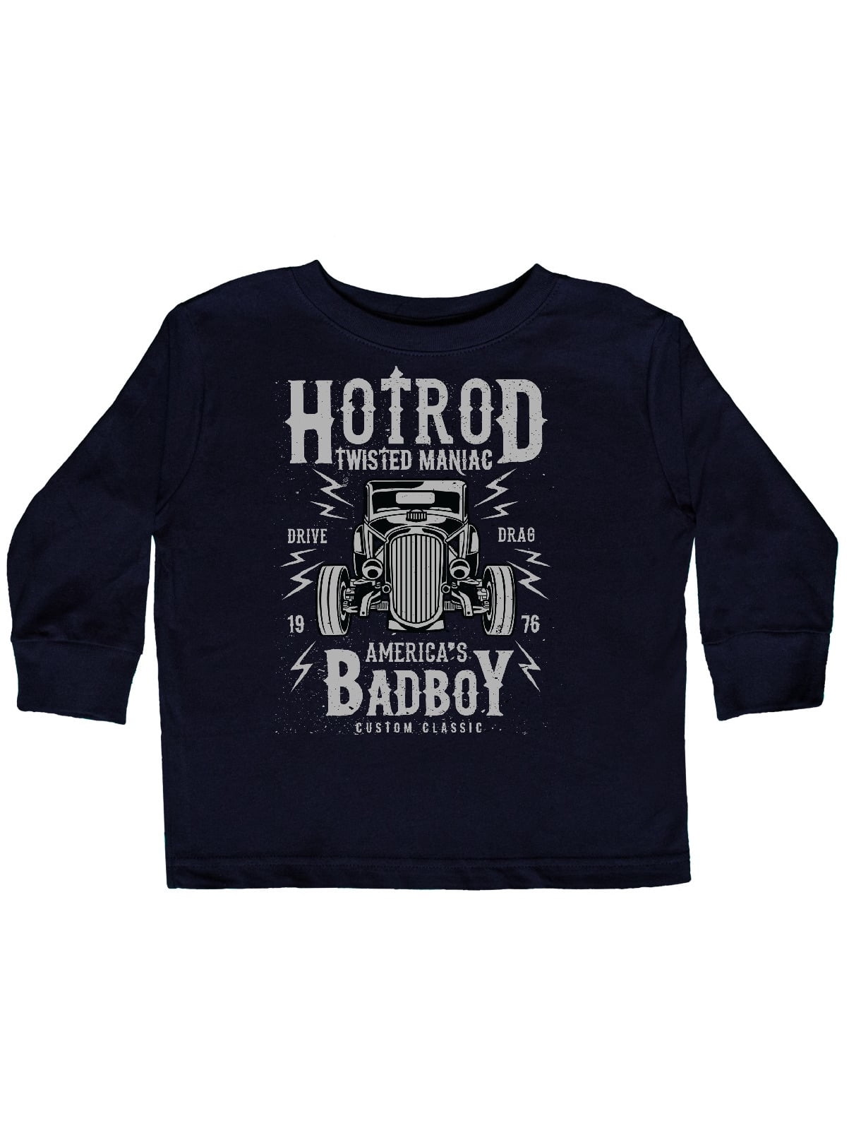 Inktastic Twisted Hotrod Youth Long Sleeve T-Shirt Hot Rod Americas Bad Boy Car