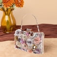 thumbnail image 2 of Sac Pochette Élégant pour Femme avec Fleurs Perlées et Paillettes, Sac à Main pour Soirée, 1 Ensemble, 2 of 9