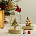 thumbnail image 4 of MOMOJIA Hand Blown Glass Christmas Tree - Small LED Lighted Glass Dome, Handmade Glazed Ornament & Festive Gift for Indoor Home Decor, 4 of 4