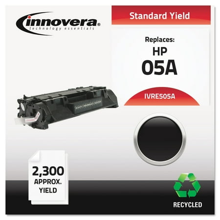 UPC: 0686024122999 | Innovera IVRE505A 2300 Page-Yield Remanufactured Toner Replacement for 05A (CE505A) – Black