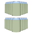 thumbnail image 1 of Manguitos para Enfriar Latas PartyPrints Sage para 12oz Regular y 16oz Alto, 1 of 7