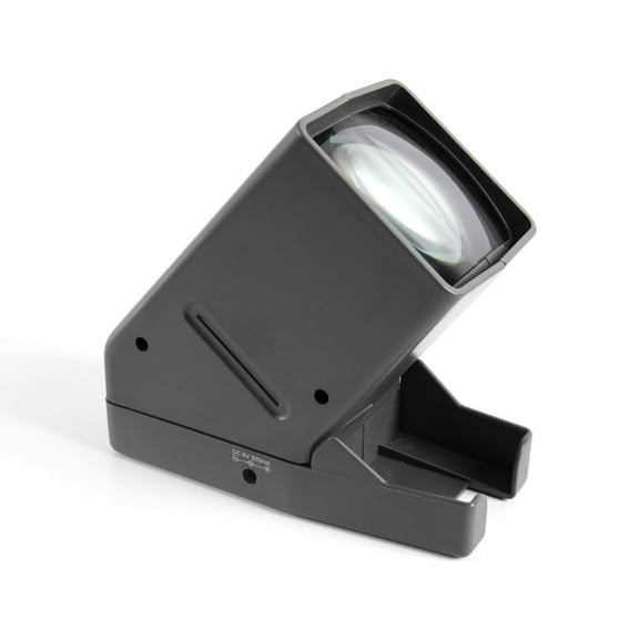 35mm Slide Viewer, 3X Magnification and Desk Top LED Lighted Illuminated Viewing for 35mm Slides Positive Film Negatives