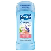 Suave 24 Hour Protection Anti Perspirant Deodorant, Invisible Solid, Sweet Pea And Violet 2.6 Oz,Pack of 6